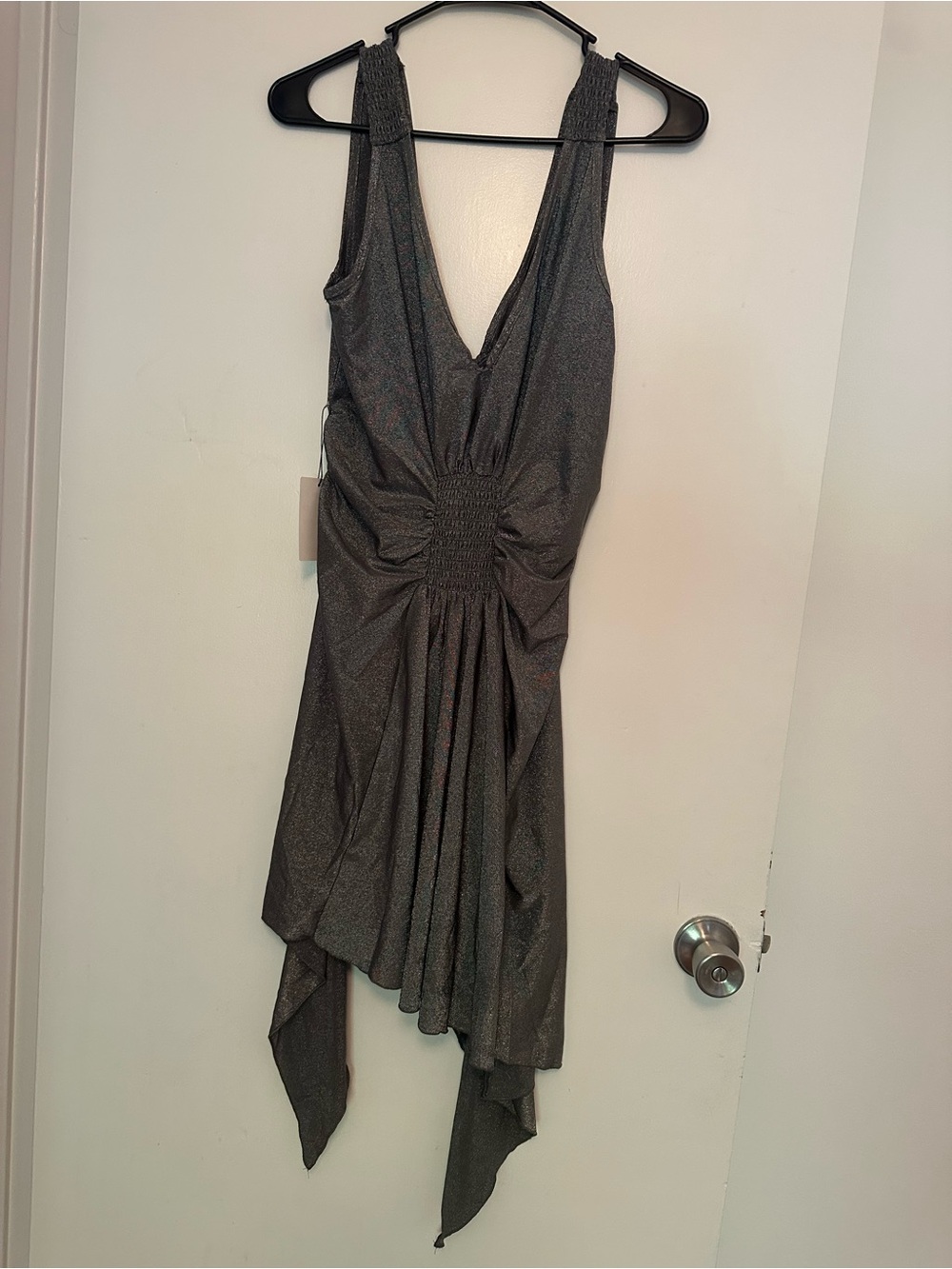 Joyfolie Hidi Dress in Gunmetal